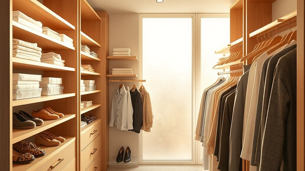 organized closet quicker decisions