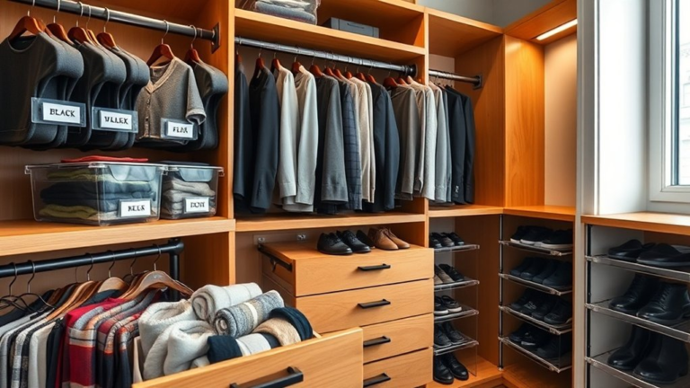 organized closet solutions simplified