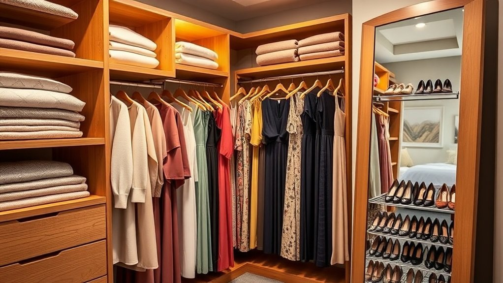 organized closet space essentials