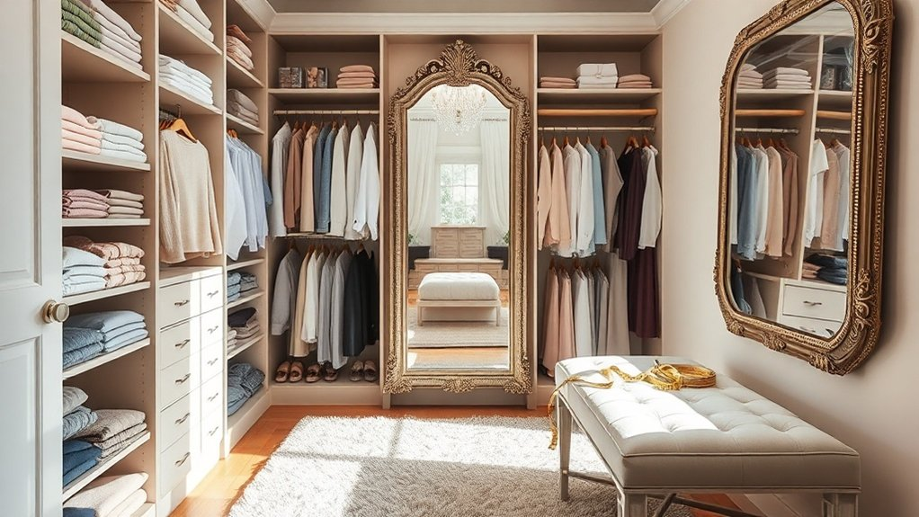 organized closet space planning