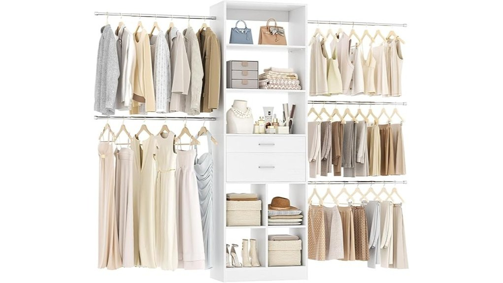organized closet storage solution