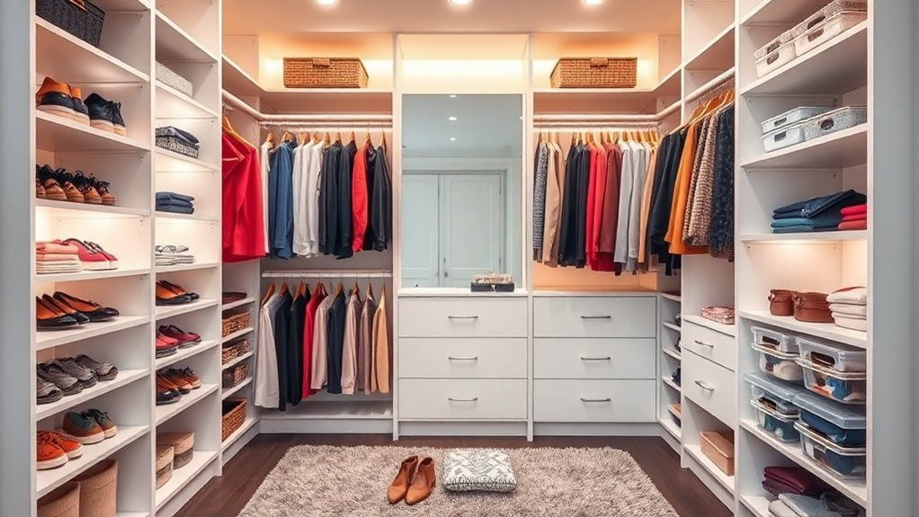 organized closet storage solutions