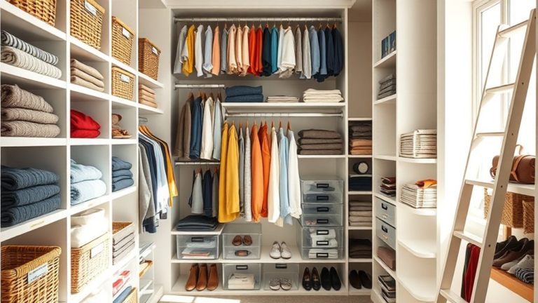 organized closet storage solutions