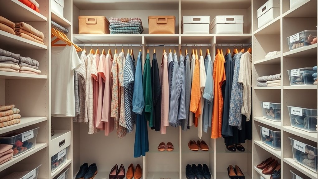 organized closet storage solutions