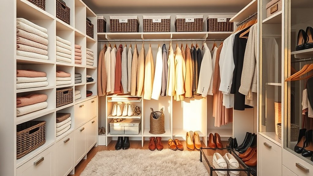 organized closet storage solutions