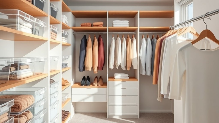 organized closet storage solutions