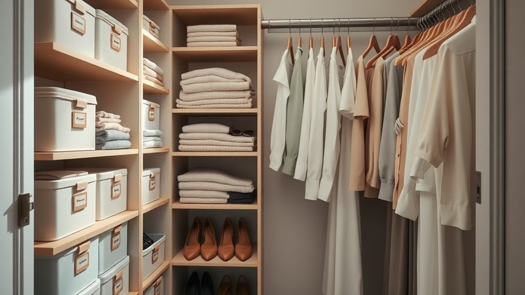 organized closet storage solutions