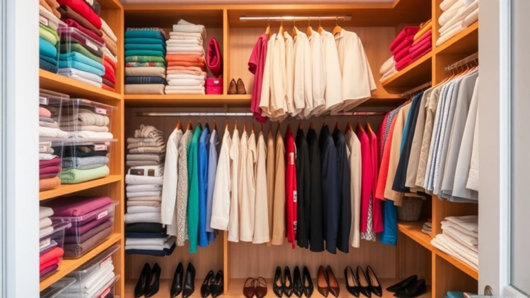 organized closet storage solutions