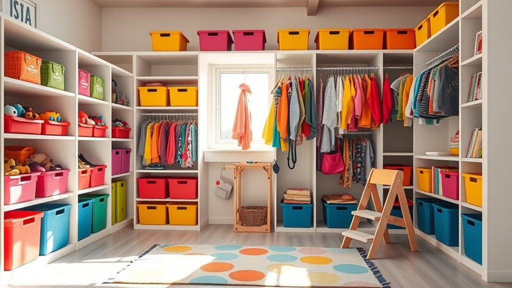 organized closet strategies for kids