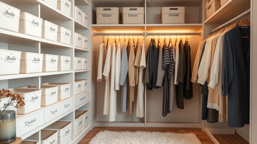 organized closet stress free living