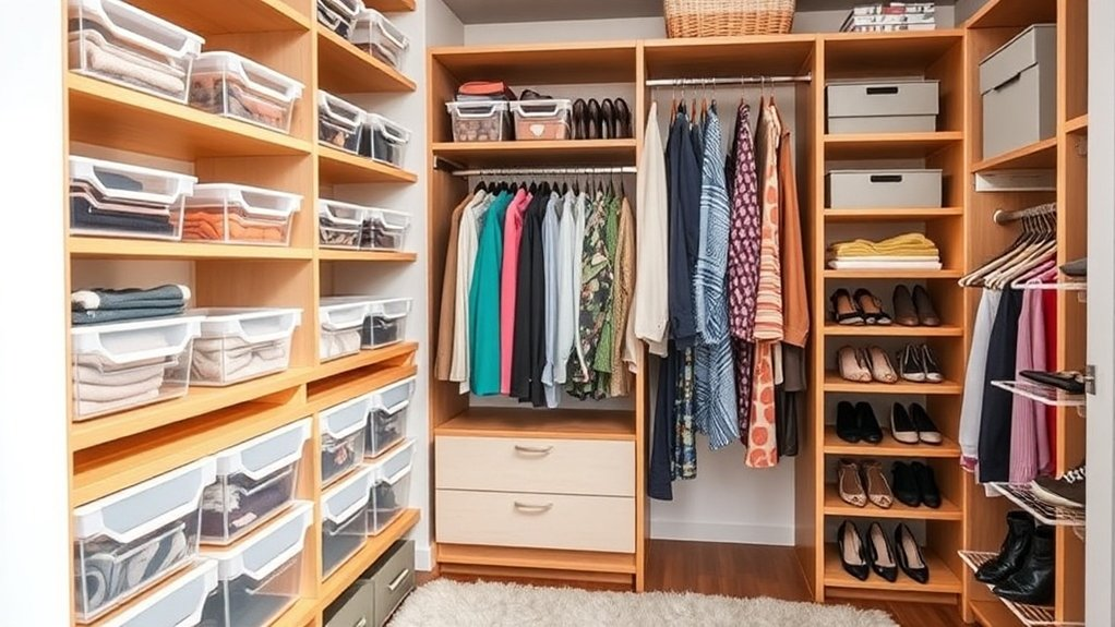 organized closet stress free living