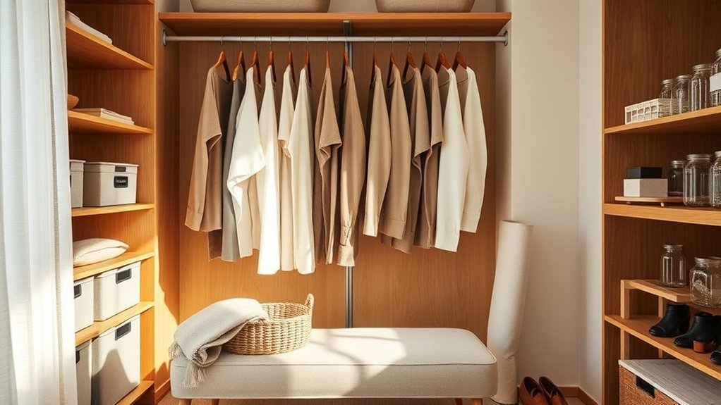 organized closet stress free mornings