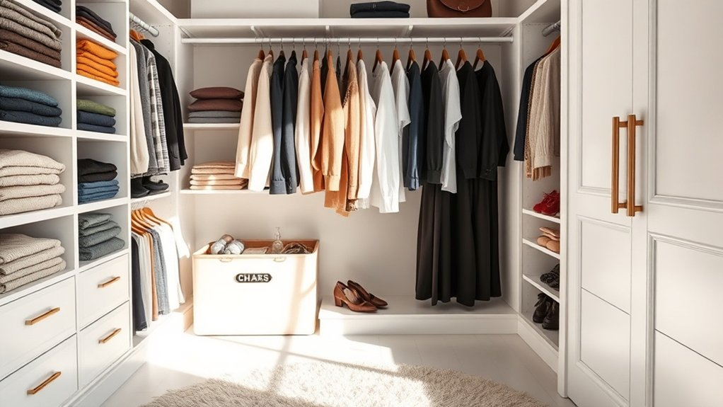 organized closet upkeep routines