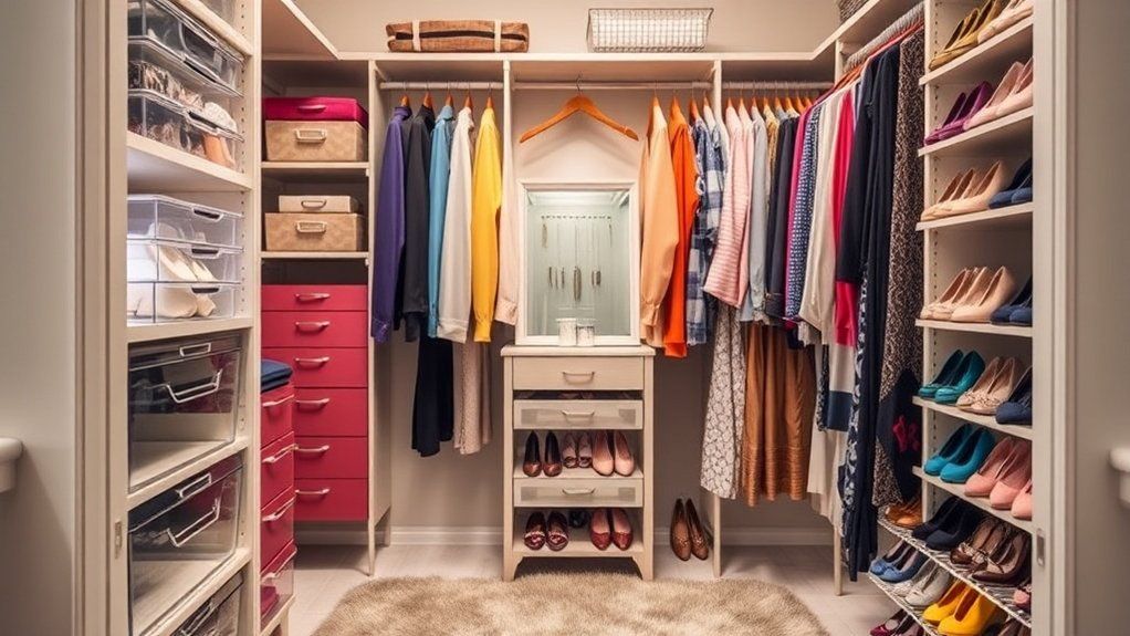 organized closets enhance efficiency