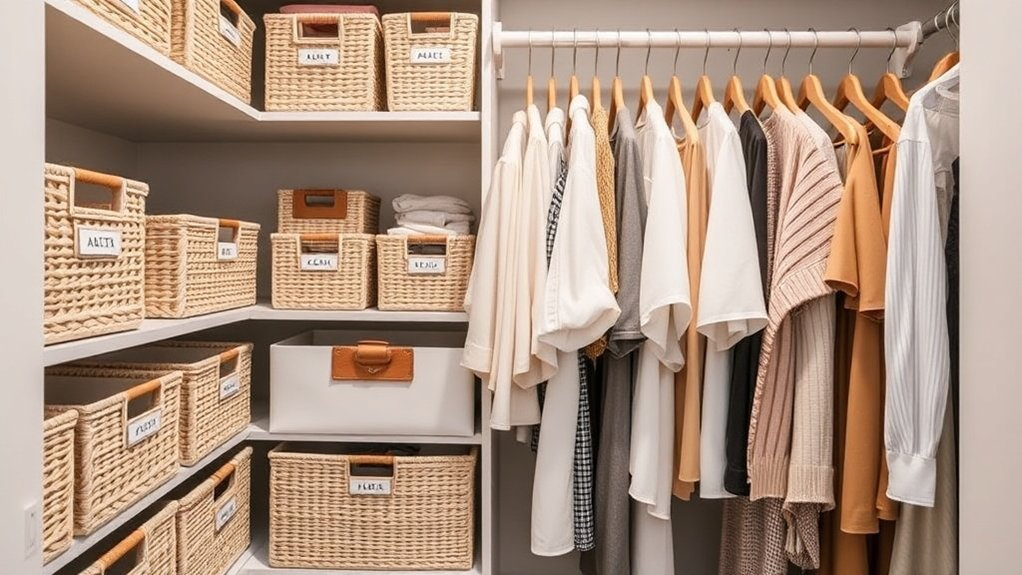 organized closets reduce stress