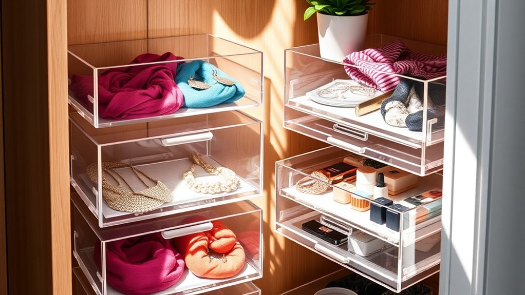 organized drawers accessible essentials