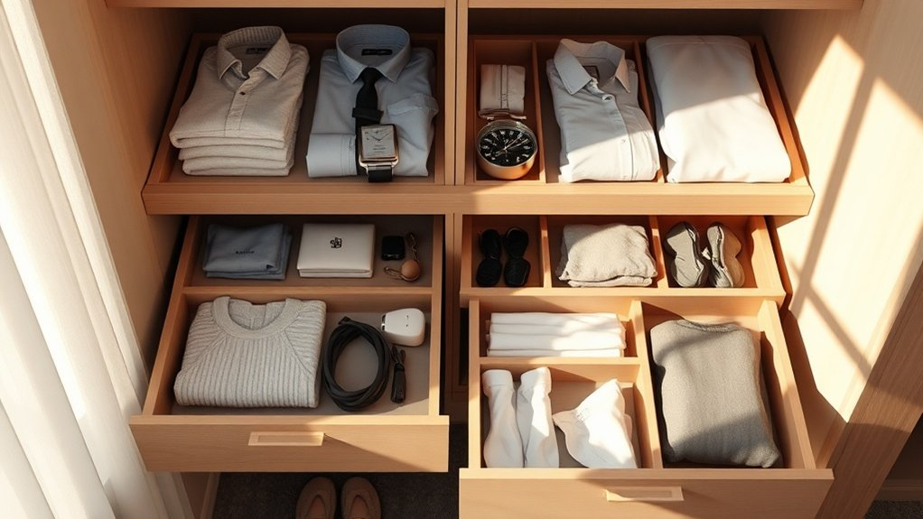 organized drawers enhance efficiency