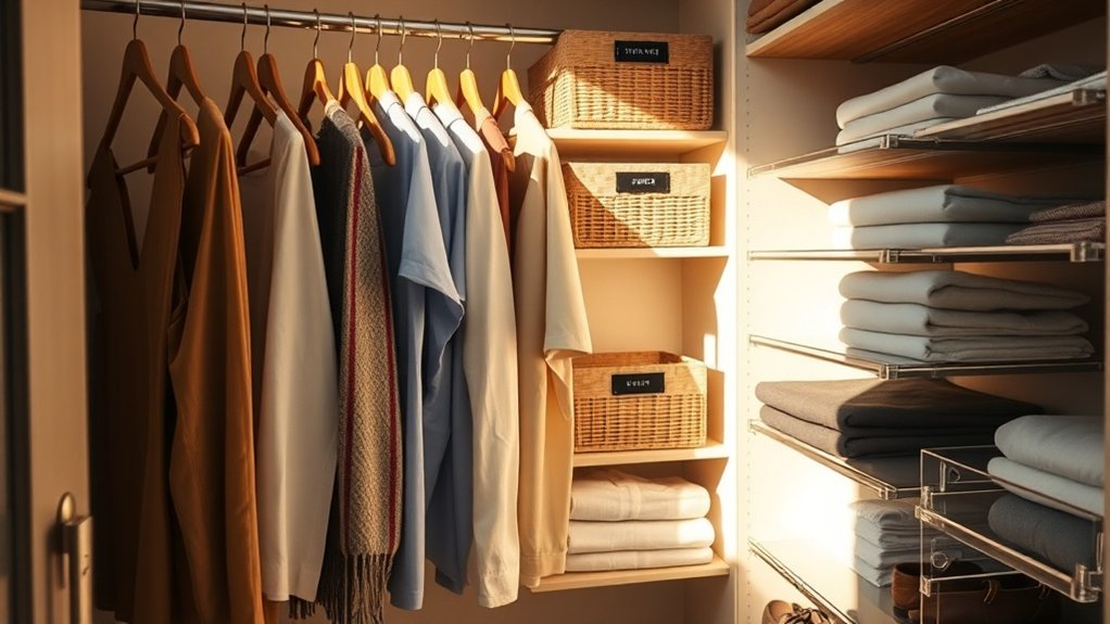 organized efficient closet solutions