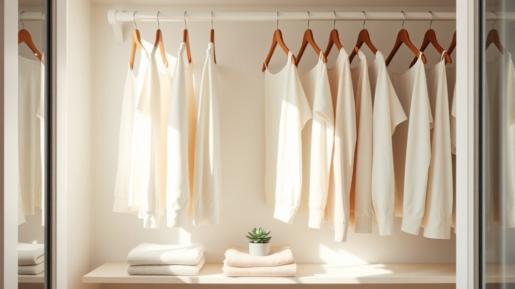 organized minimalist wardrobe strategies