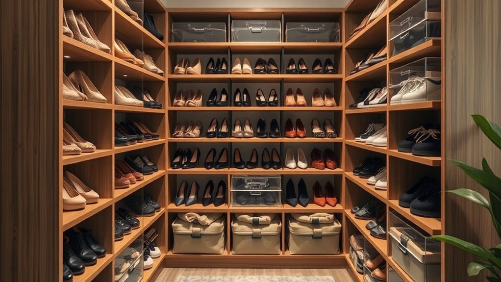 organized shoe storage solutions