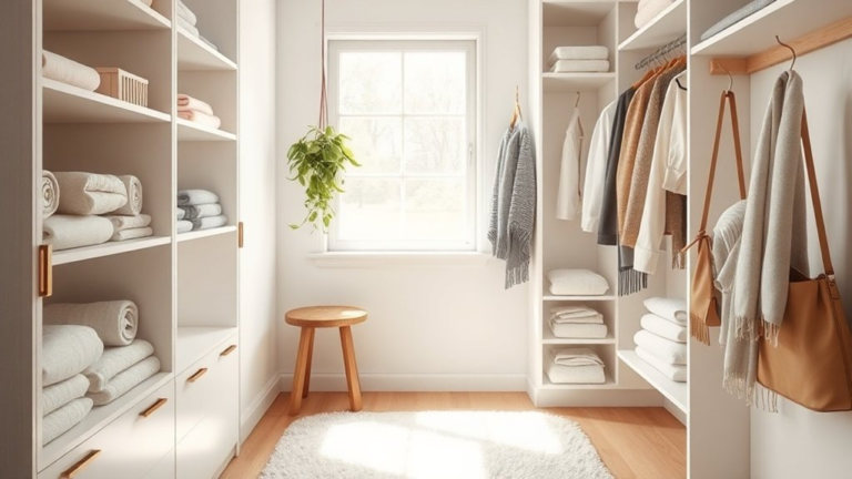 organized space for tranquility