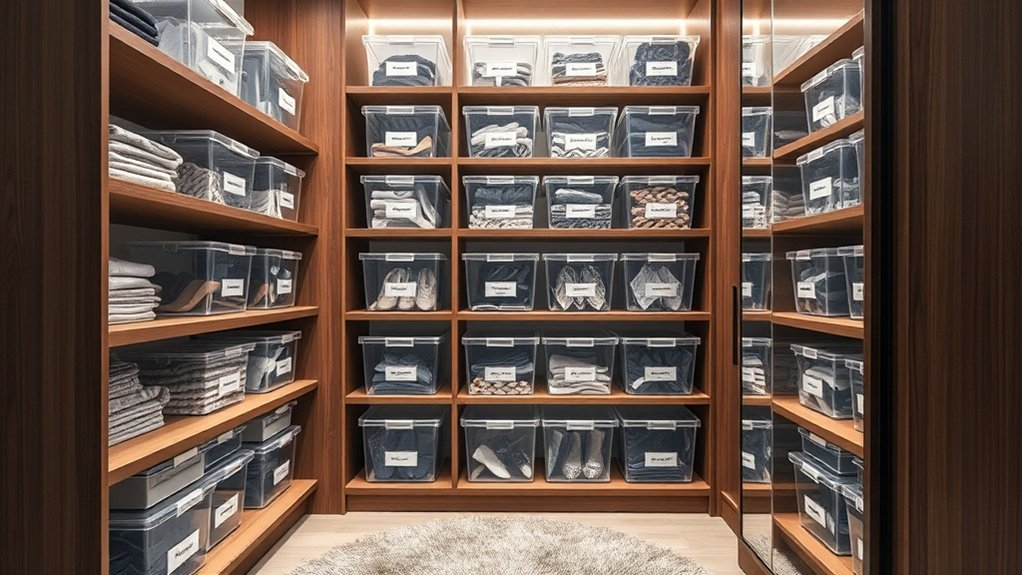 organized space with visibility