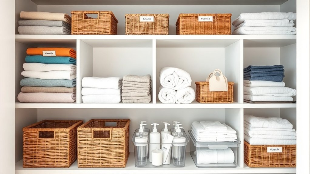 organized storage for efficiency