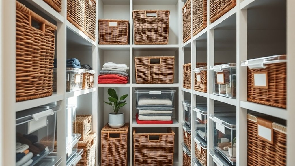organized storage solutions outlined