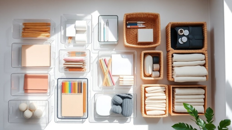 organizers for mindful storage