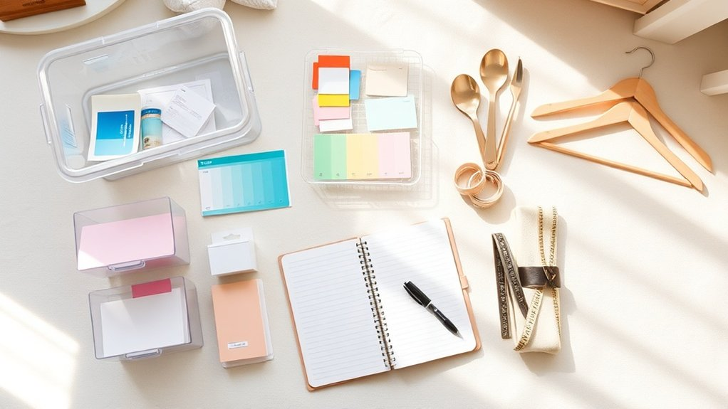organizing supplies for closets