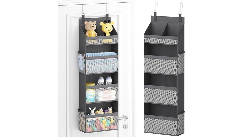 over the door diaper storage