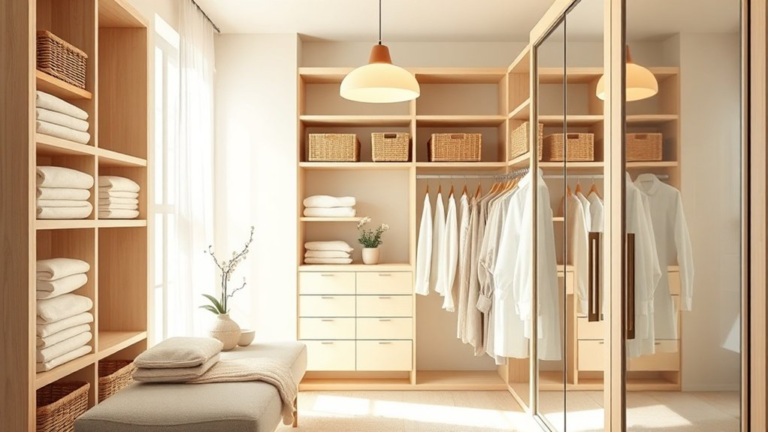 peaceful closet organization tips