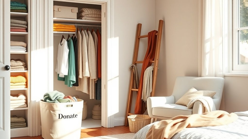 personalized closet decluttering schedule