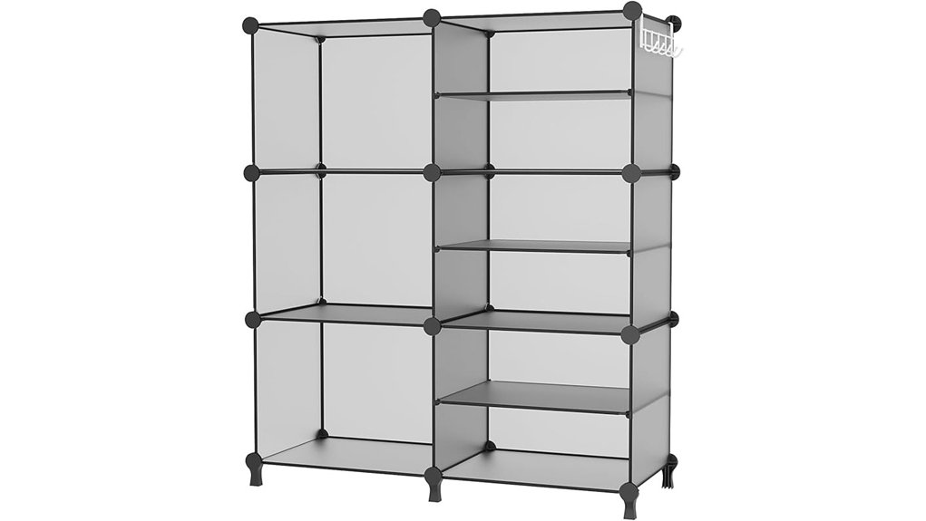 portable closet organizer shelves