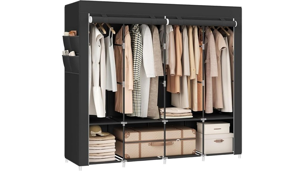 portable closet organizer solution