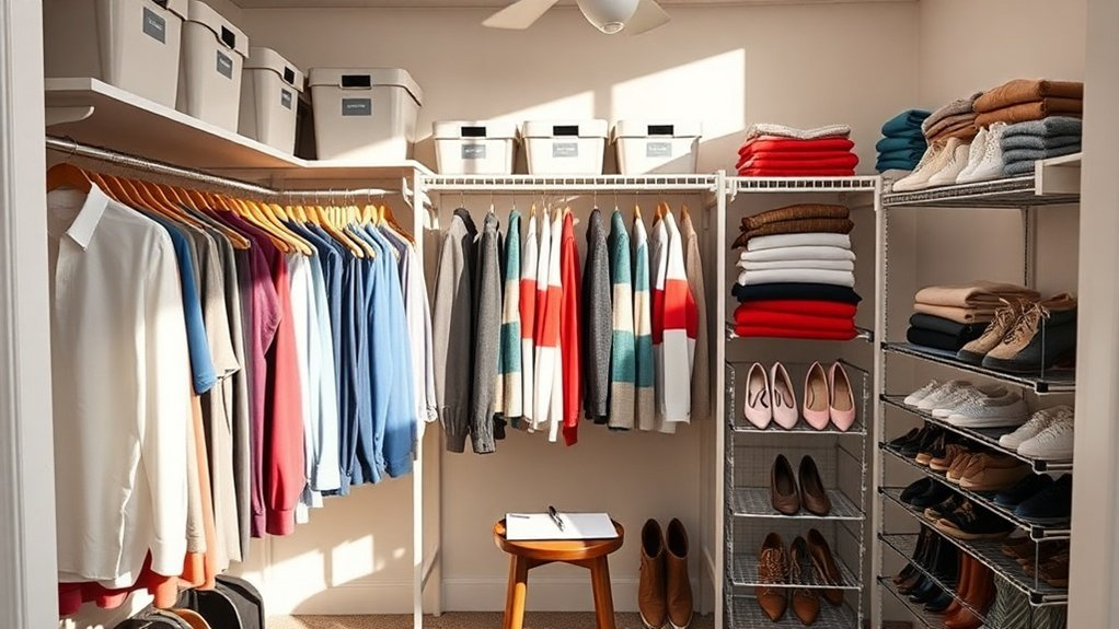 purposeful closet organization strategy