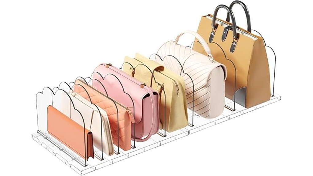 purse organizer and dividers