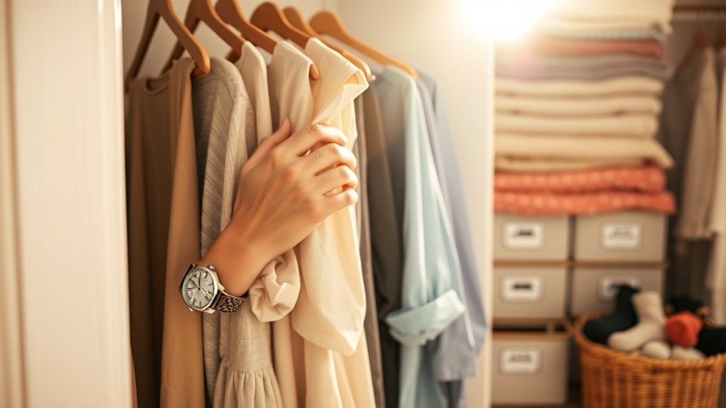 quick closet decluttering strategy