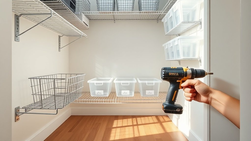 quick install closet organization solutions