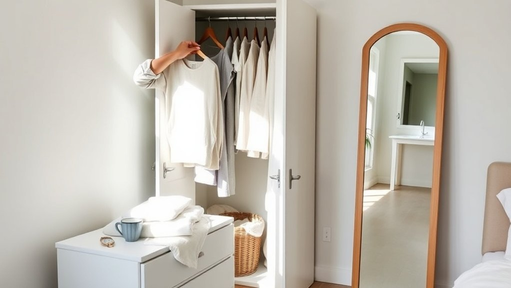 quick purposeful closet declutter