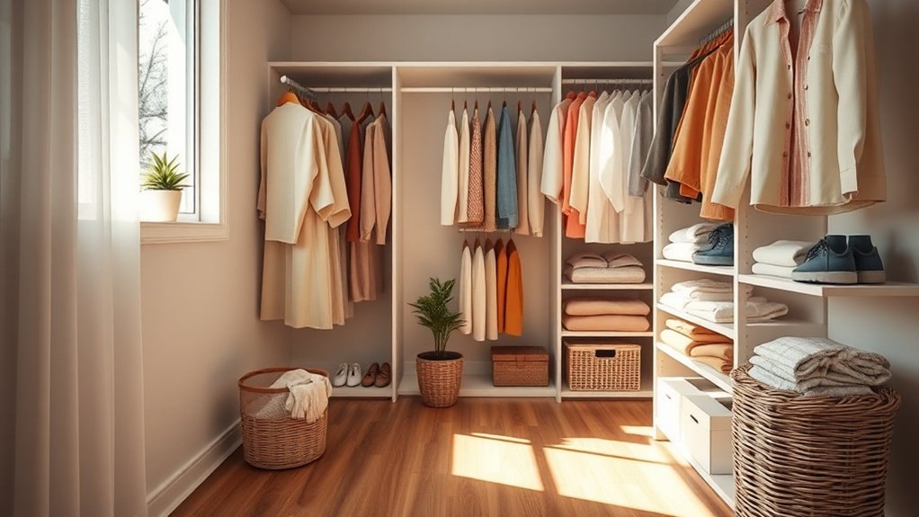 regular closet organization routine