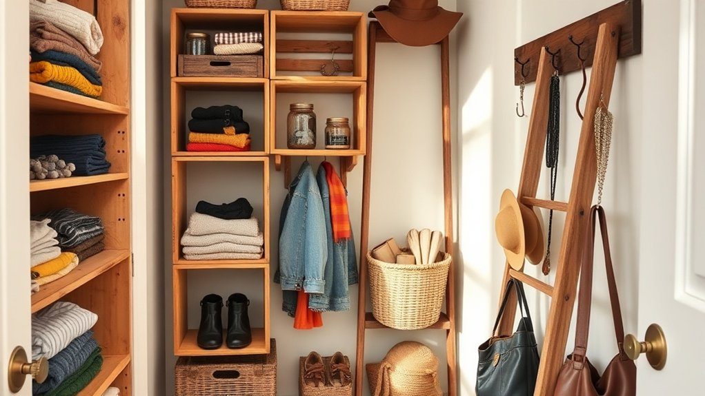 repurpose for closet organization