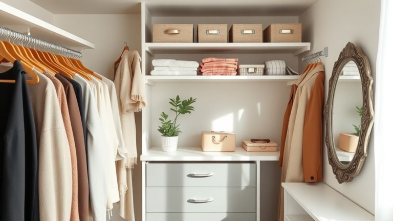 revamp closet with creativity