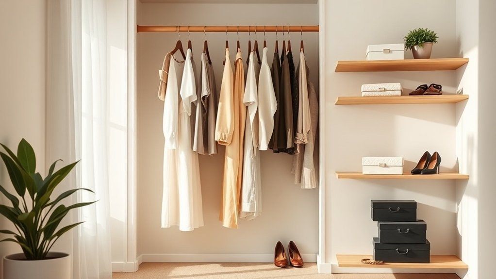 revamp wardrobe minimize clutter