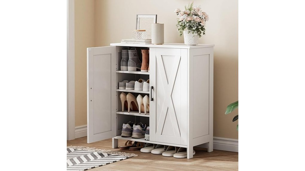 rustic barn door storage