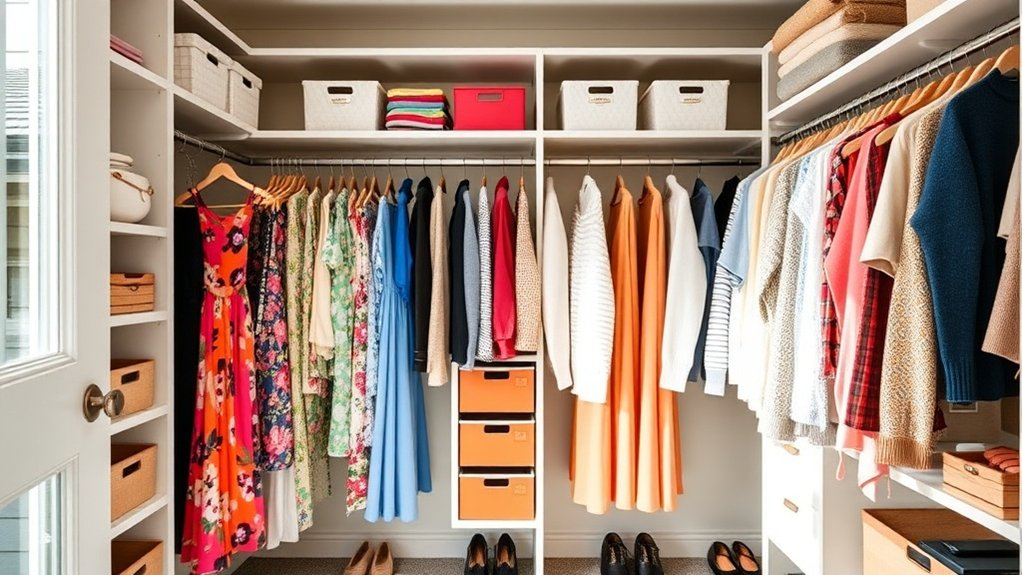 seasonal closet organization system
