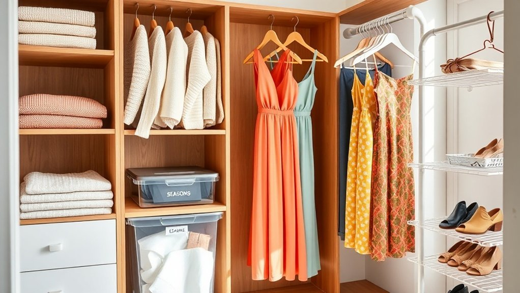 seasonal closet organization system