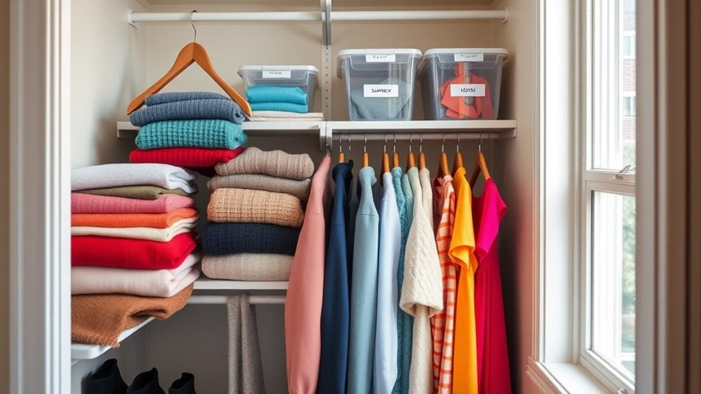 seasonal clothing organization tips