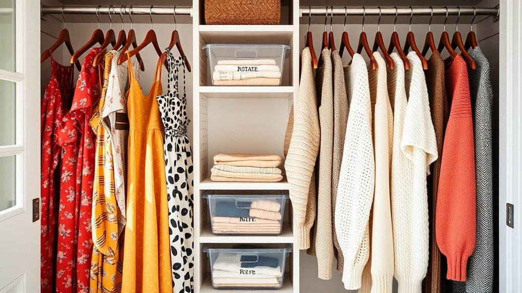 seasonal clothing rotation system