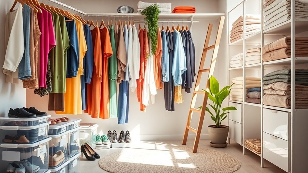 seasonal rotation and decluttering